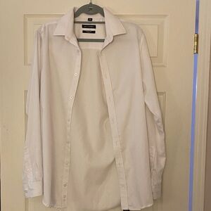Calvin Klein Men's White Dress Shirt